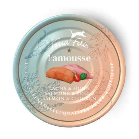 TERRA FELIS Adult Cat Complementary Famousse Salmon and Chicken