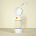White variant image of 2in1 Portable Pet Water and Food Bottle - Pets Villa. 