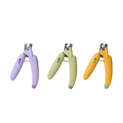 Available colours image of AIWO Banana LED Nail Clipper - Pets Villa. 