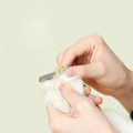 Close up of nail file of AIWO Banana LED Nail Clipper - Pets Villa. 