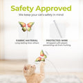 Safety approved image of ALL FOR PAWS 2in1 Butterfly Electric Cat Toy with Hide and Seek - Pets Villa. 