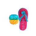 Beach-themed dog toy set for summer play with water-soaking feature