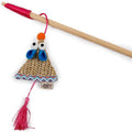 Front image of ALL FOR PAWS Whisker Fiesta Mouse Cat Wand  - Pets Villa.