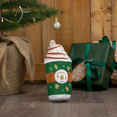 Product image of ANCOL Christmas Gingerbread Latte Dog Toy - Pets Villa. 