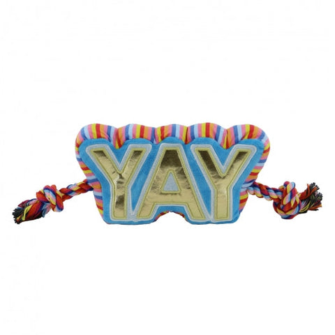 Front image of ANCOL Pawty YAY Tugger Dog Toy - Pets Villa.