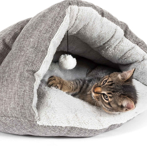 Front image of ANCOL Sleepy Paws Luxury Cat Cave - Pets Villa. 