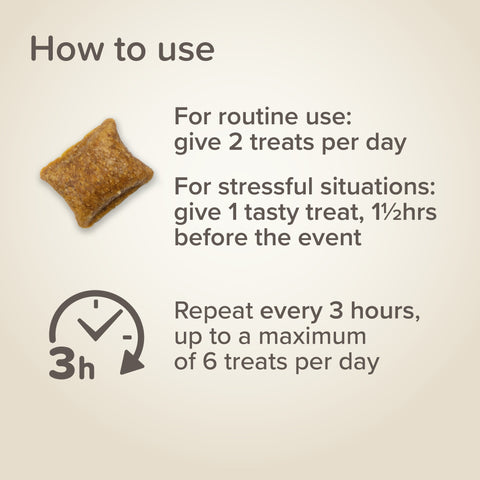 Image of how to use BEAPHAR StressLess Herbal Calming Cat Treats 35g - Pets Villa.