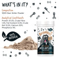 Composition image of BUGALUGS Natural Deer Antler Powder Supplement 70g - Pets Villa. 
