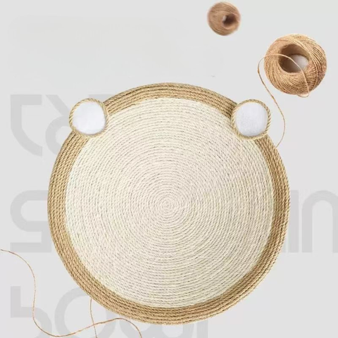 Product image of Bear Sisal Crater Scratcher 41cm - Pets Villa. 