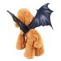 Back image of Black Bat Wing Pet Costume - Pets Villa. 