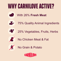 Benefit image of CARNILOVE Active Cat Beef and Venison - Pets Villa. 