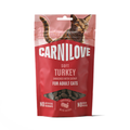 Front image of CARNILOVE Cat Soft Turkey Enriched with Catnip Treats 50g - Pets Villa. 