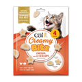 Front image of CATIT Creamy Bitz Chicken with Scallops 4x12g - Pets Villa. 