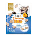 Front image of CATIT Creamy Bitz Salmon with Prawns 4x12g - Pets Villa. 