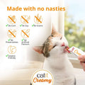 Composition image of CATIT Creamy Chicken with Turkey 4x10g - Pets Villa. 