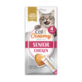 Front image of CATIT Creamy Senior Booster Chicken 4x10g  - Pets Villa. 