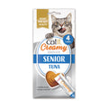 Front image of CATIT Creamy Senior Booster Tuna 4x10g  - Pets Villa. 