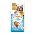 Front image of CATIT Creamy Tuna with Sardines 4x10g  - Pets Villa. 