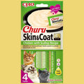 Front image of CHURU Cat Skin and Coat Chicken with Scallop Recipe 4x14g - Pets Villa. 