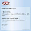 Composition image of CIAO Cat Broth Chicken and Tuna Recipe - Pets Villa. 