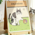 Front image of Cat Calendar Style Scratching Pad - Pets Villa. 
