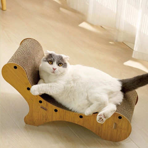 Product image of Cat Scratcher Lounger Chair  - Pets Villa. 