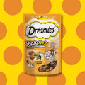 Front image of DREAMIES ShakeUps Rockin Roost 55g - Pets Villa.