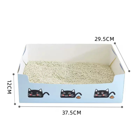 Sizing image of Disposable Cat Litter Box - Pets Villa. 