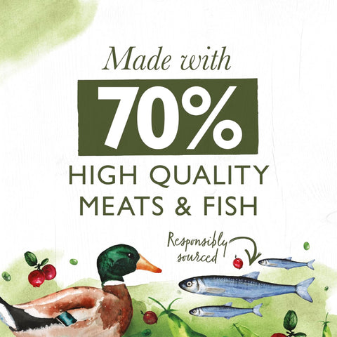 Product description of EDEN Cat Feline Feast Duck with Sardines 1.5kg - Pets Villa. 