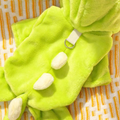Back image of Fleece Dinosaur Pet Onesie - Pets Villa. 