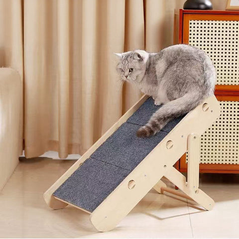 Front image of Folding Cat Scratching Board and Climbing Frame - Pets Villa. 