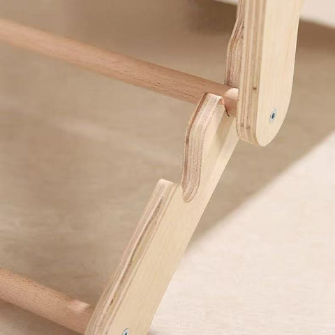 Close up image of Folding Cat Scratching Board and Climbing Frame - Pets Villa. 