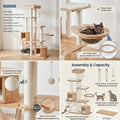 Product image of HONEYPOT CAT 176cm Solid Wood Cat Tree 210316Pro - Pets Villa. 