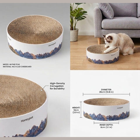 Product image of HONEYPOT CAT Crater Scratcher - Pets Villa. 