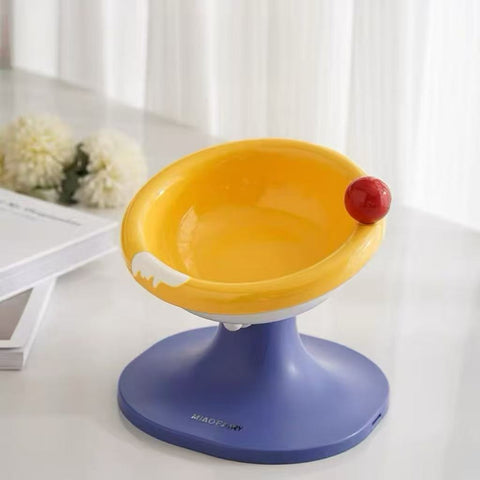 Product image of Ice Cream Raised Pet Bowl - Pets Villa.