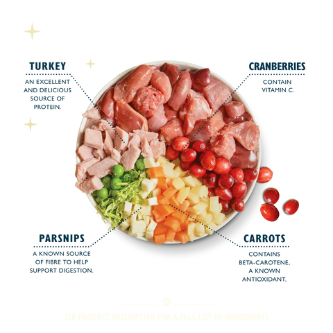 Product mage of LILY'S KITCHEN Dog Christmas Dinner Turkey with Ham  - Pets Villa.