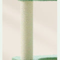 Close up image of the sisal pole on MARTINA Cactus Cat Tree  - Pets Villa. 