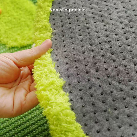 Image of the non-slip part of MARTINA Flower Garden Sisal Cat Carpet  - Pets Villa. 