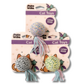 Front image of PETS VILLA Yarn Catnip Ball Assorted - Pets Villa. 