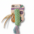 Image of green version of PETS VILLA Yarn Catnip Tube Assorted - Pets villa. 