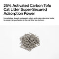 Activated Carbon Tofu Litter image of PIDAN 3-in-1 Blend Cat Litter 5.4kg (Tofu, Spherical Bentonite Clay, Activated Carbon Infused Tofu) - Pets Villa.