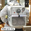 Front image of PURLAB Polaroid Pet Travel Bag - Pets Villa.