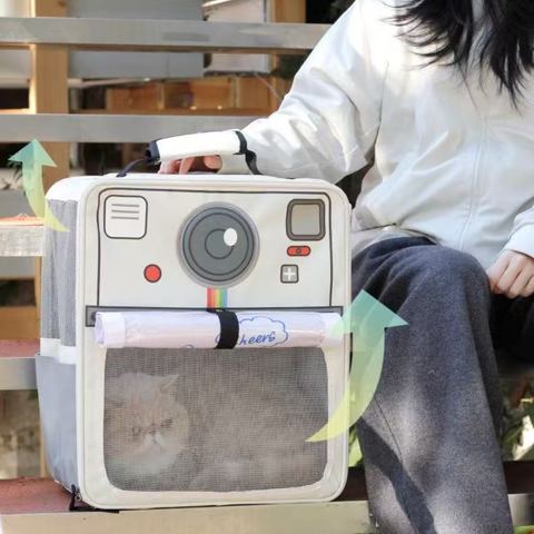Product image of PURLAB Polaroid Pet Travel Bag - Pets Villa. 