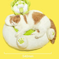 Image of size of PURLAB Vegetable Dog Pet Bed - Pets Villa. 