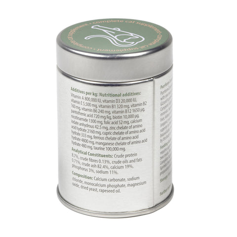 Composition image of PURRFORM Complete Cat Supplement 100g  - Pets Villa.