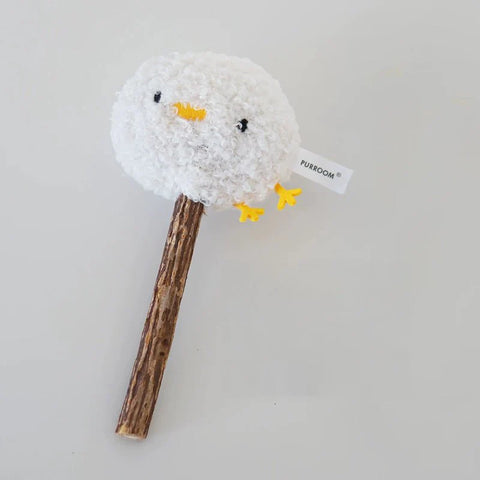Single image of PURROOM Little Chick Matatabi Stick Cat Toy - Pets Villa. 