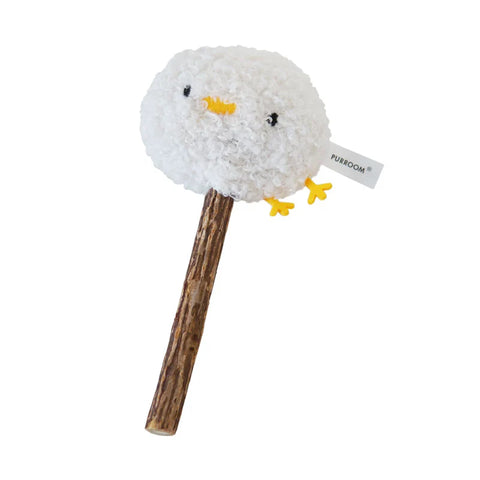 Single image of PURROOM Little Chick Matatabi Stick Cat Toy - Pets Villa. 