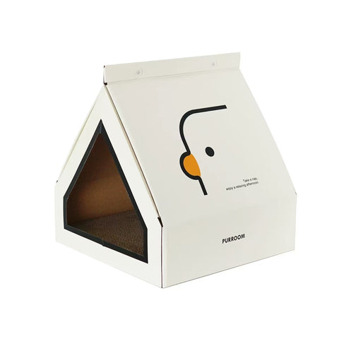 Product image of PURROOM Tent Box Cat Scratcher - Pets Villa.