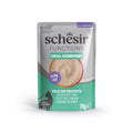 Front image of SCHESIR Cat Oral Comfort Chicken with Ham Mousse - Pets Villa. 