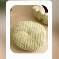 Pillow close up image of Soft Cactus Cat Nest Bed - Pets Villa. 